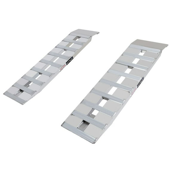 48in x 15in Aluminum Car Trailer Loading Ramps Plate-End