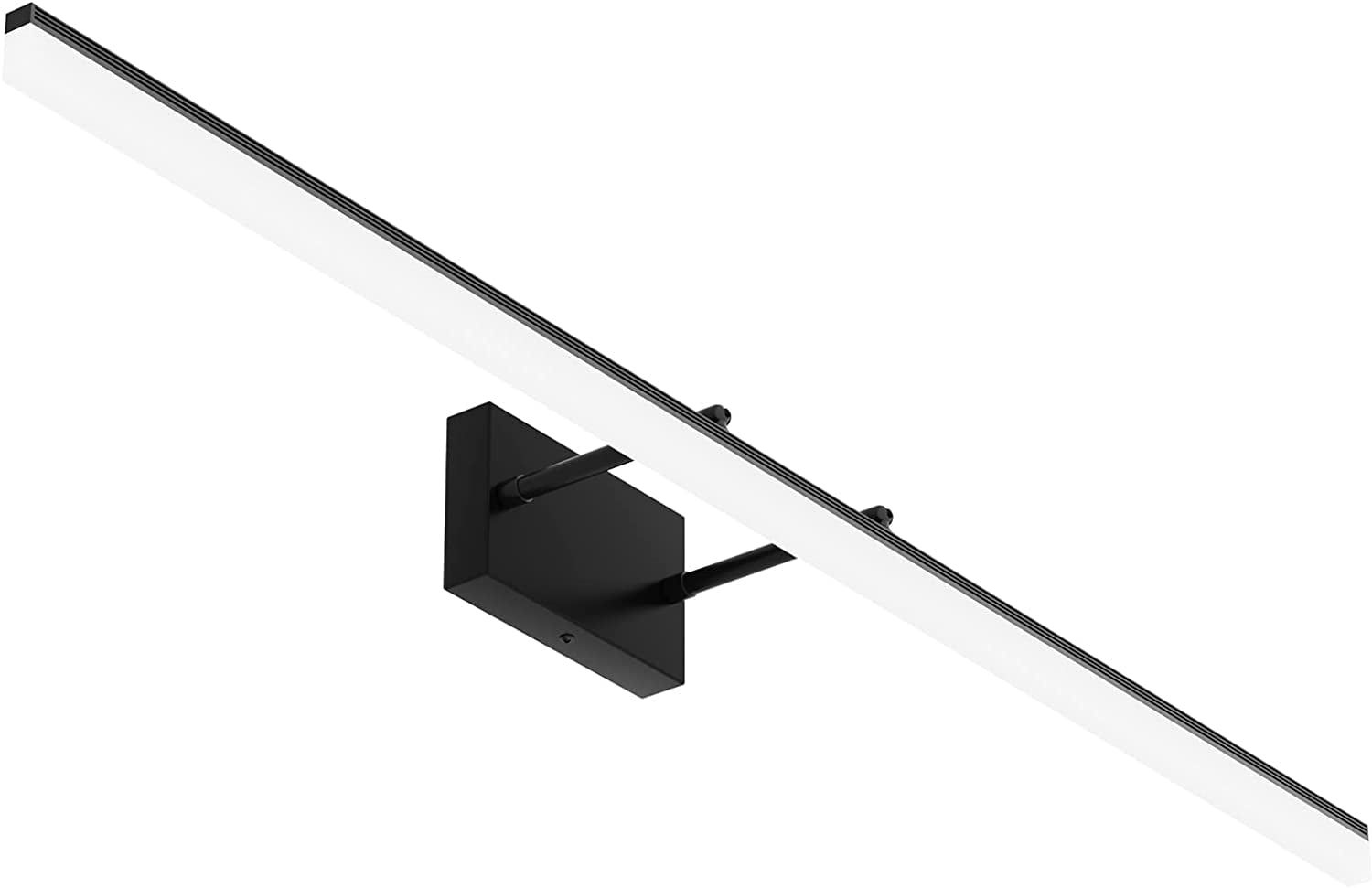 48inch Black Bathroom Llight Fixtures LED Vanity Light Adjustable