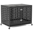 48inch Heavy Duty Dog Crate Compatible with Optional Divider, Extra
