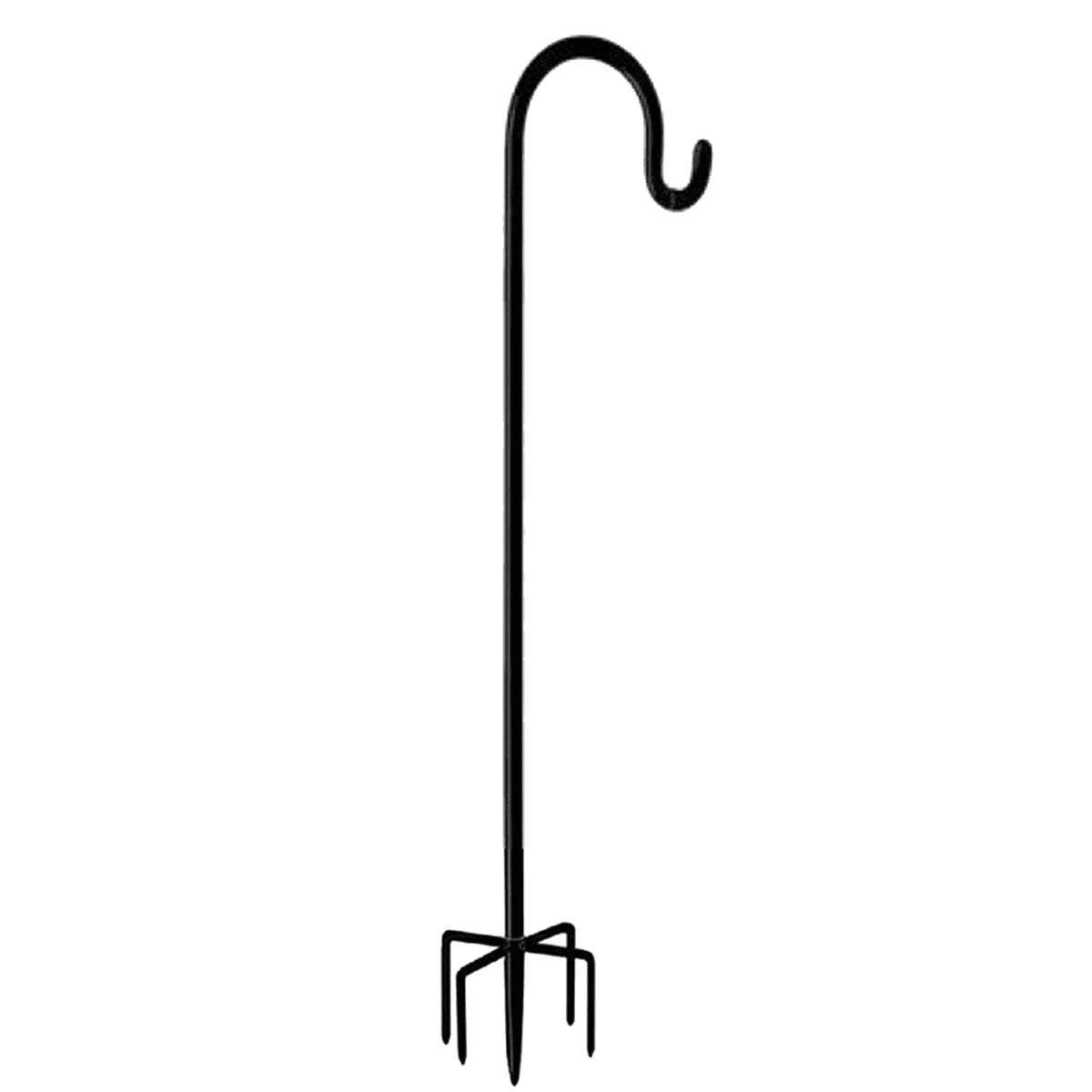 48inch Outdoor Shepherd'S Hook, Heavy Duty Bird Feeder Post for Hanging ...