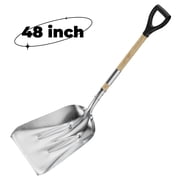 48inch Transfer Shovel, Large-Capacity Lightweight Aluminum Portable Snow Removal Tool, Parent-Child Playing for Car Driveway, Garden, Camping