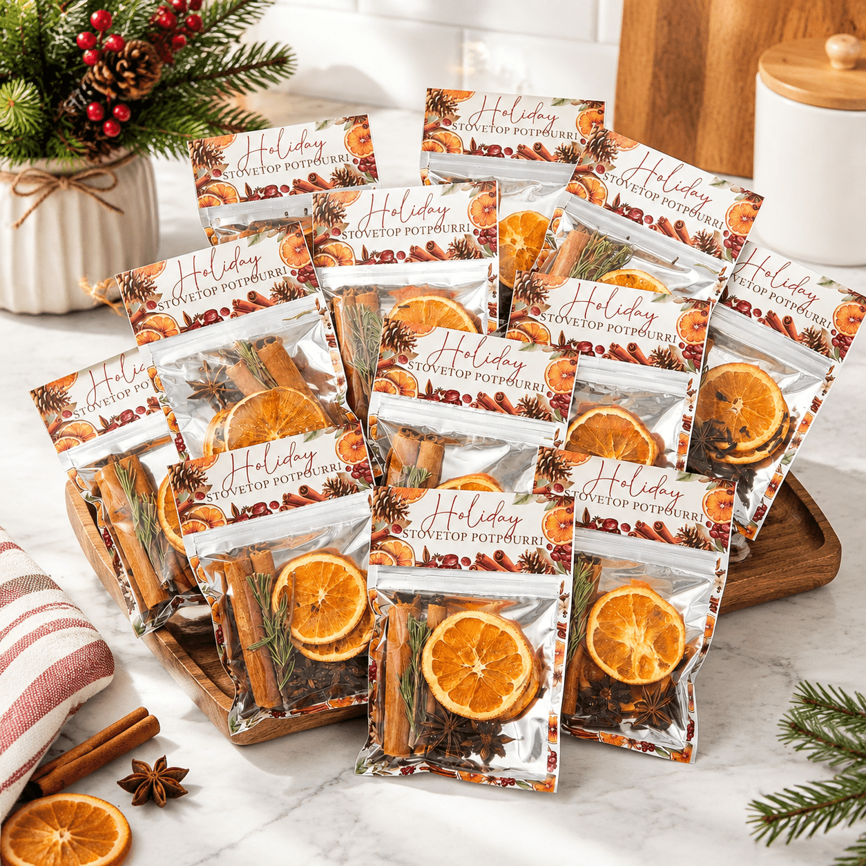Simmer Port 48mas Simmer Pot Stovetop Potpourri 30g Orange Spice - Walmart.com