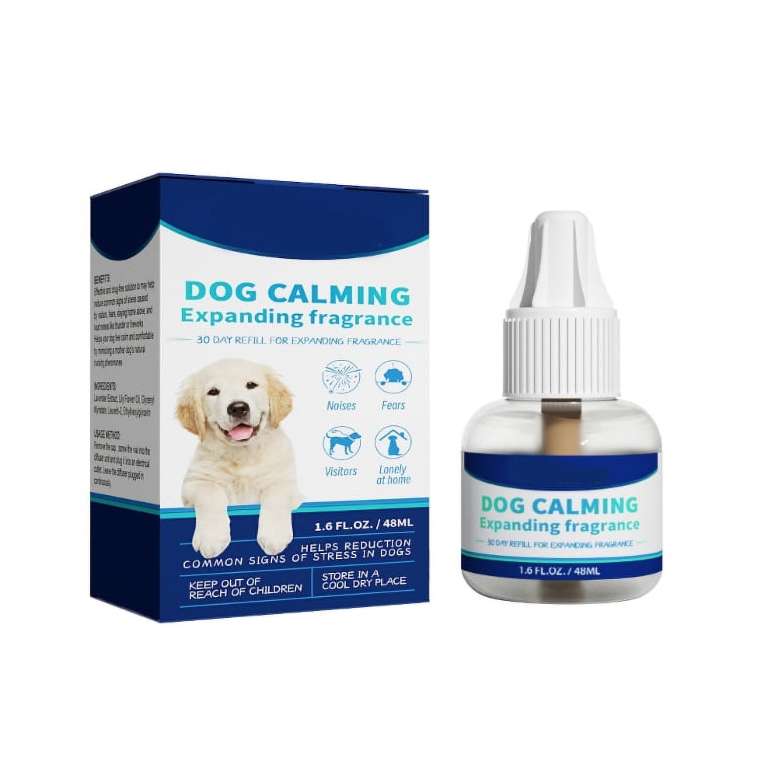 48ml Pet Calming Liquid Reduce Dogs Noise Relieve Stress Anti-Barking Liquid