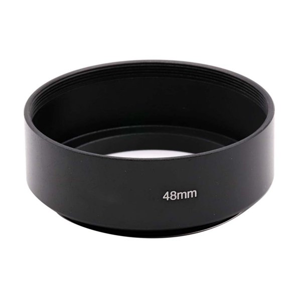 48mm Metal Lens Hood Sunshades Perfect Fit For QL17GIII Cameras Accessory