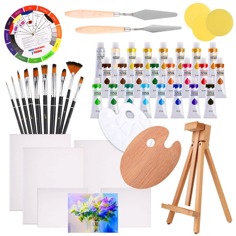 Acrylic Paint Set for Adults Art Painting Supplies Kit With