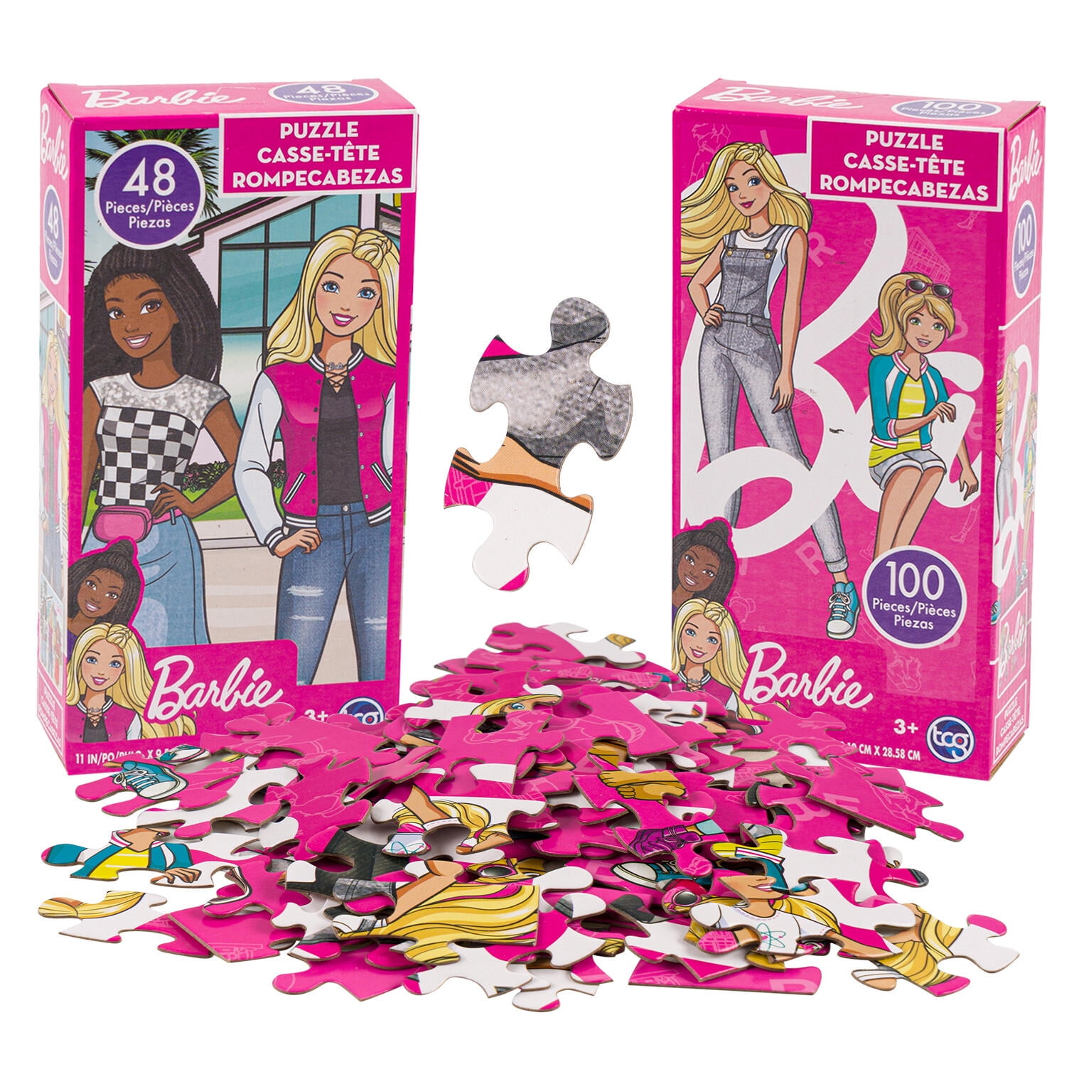 48pc and 100pc Barbie Puzzle- 2 Assortments