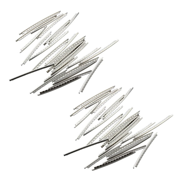 48pcs Electric Guitar Fret Wire Fretwire Set 2.2mm,48pcs fret wire,Silver