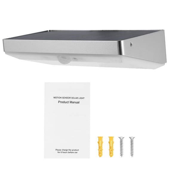 48pcs LED Solar Powered Waterproof Wall Light Human Body Motion Garden Gate Lamp