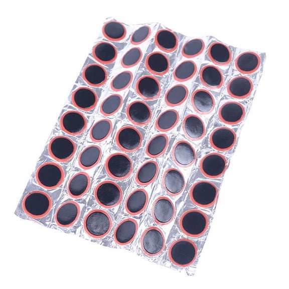48pcs Tire Patch Rubber Bike Tyre Repair Pad Portable Tire Inner Tube Pad