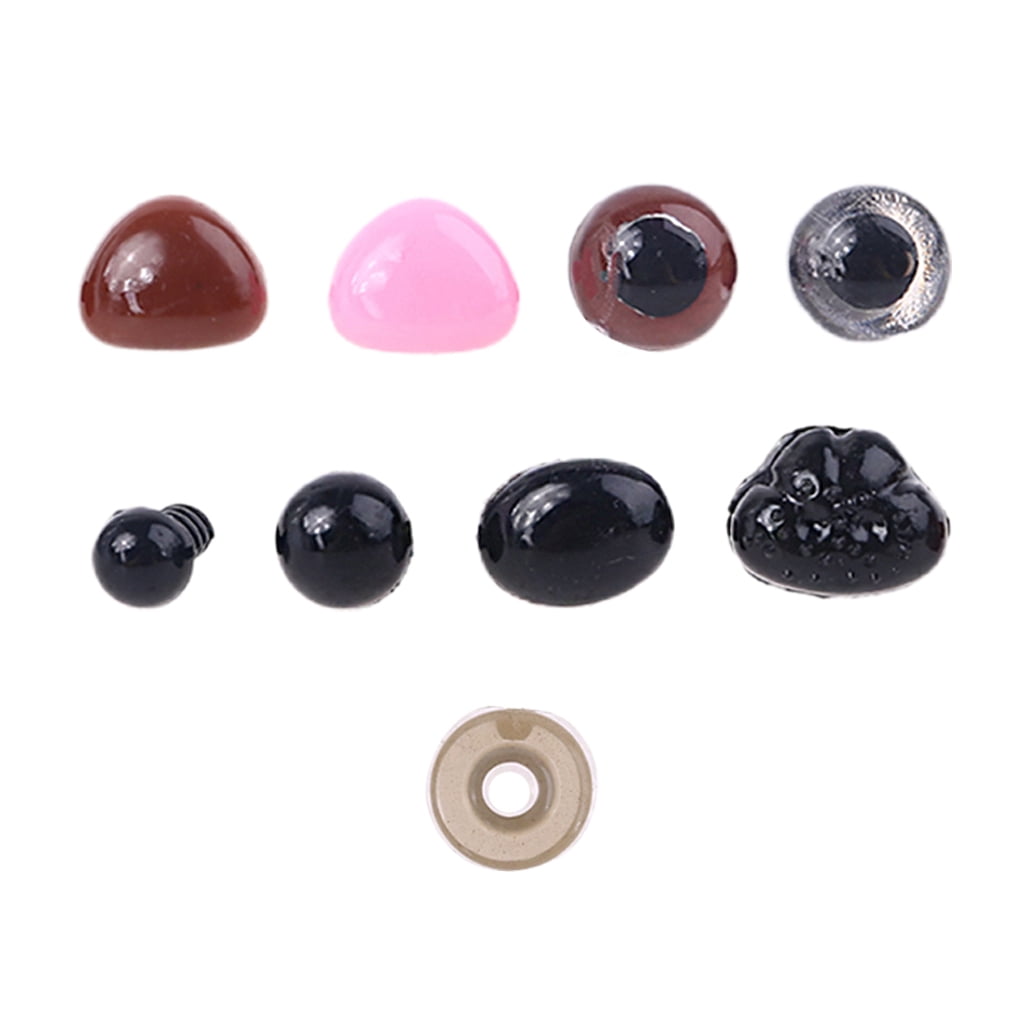 48pcs/set DIY Multicolor for Triangle Nose Round Safety Eyes with