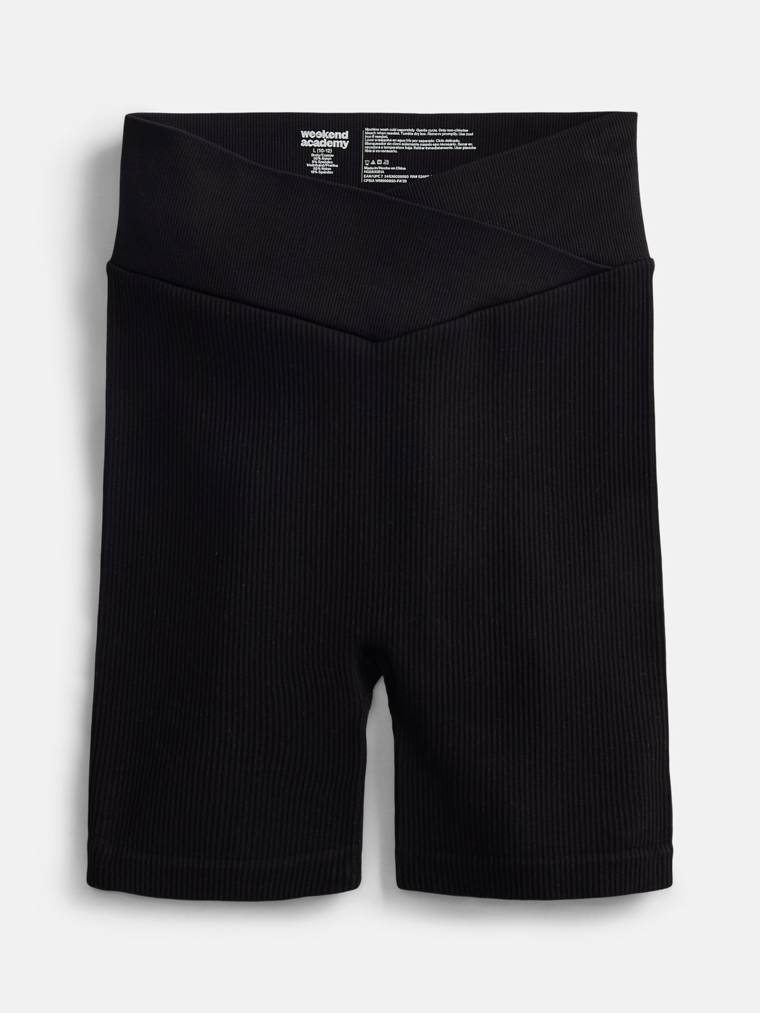 Weekend Academy Girls Seamless Rib Shorts, Sizes 4-18