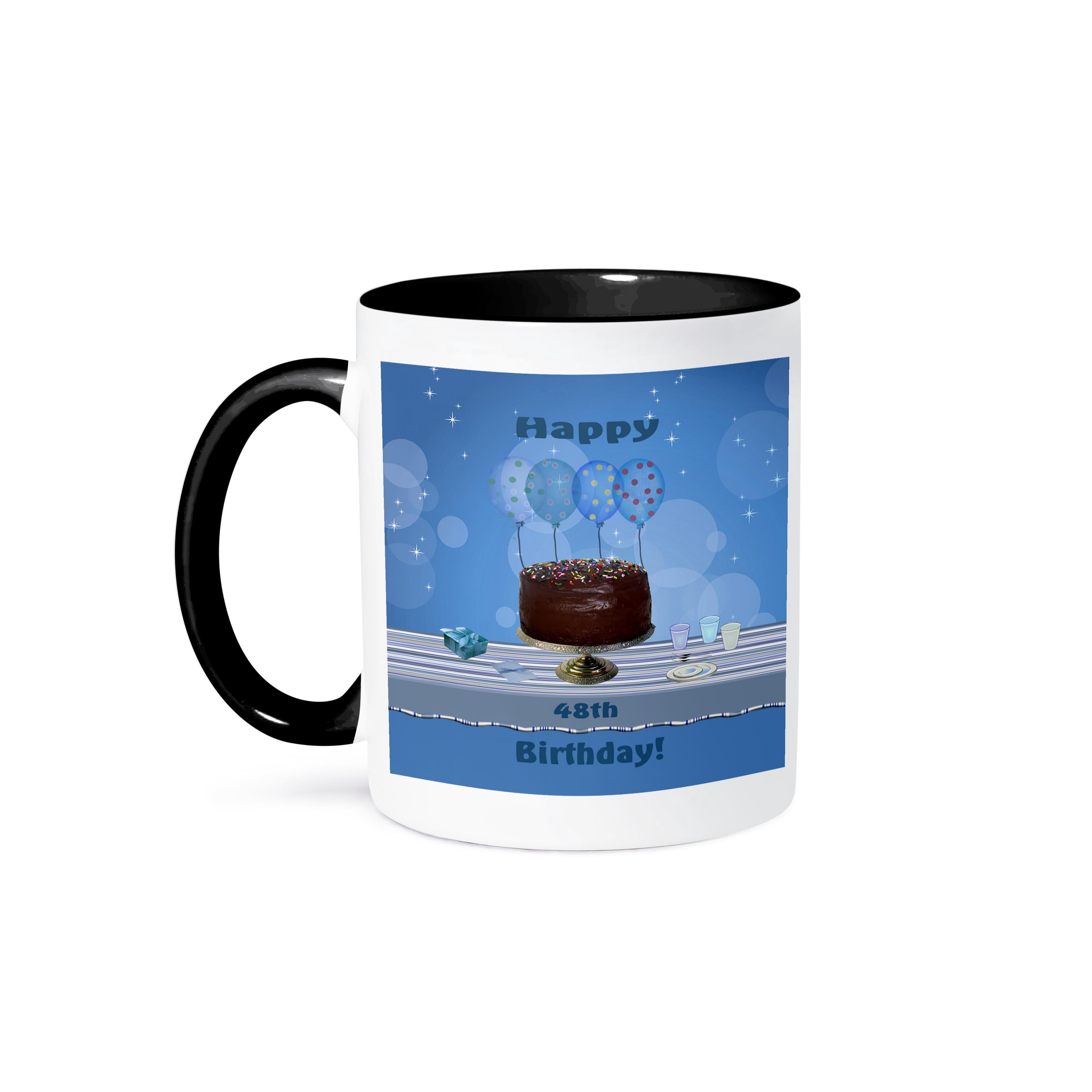 Funny "I Cannot Brain Today" Mug - 11oz Two-Tone Black Ceramic Coffee Mug