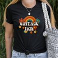 thumbnail image 1 of 48th Birthday T Shirt Groovy Flower Power T-Shirt 1975 Birthday Tshirt Vintage 1975 Born In 1975 70s Inspired Retro 1975 Gift T Shirt, 1 of 2