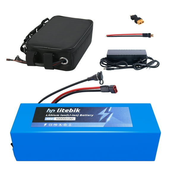 48v 10ah Ebike Battery Lithium ion 48v Battery with 1pc Bicycle Frame Bag