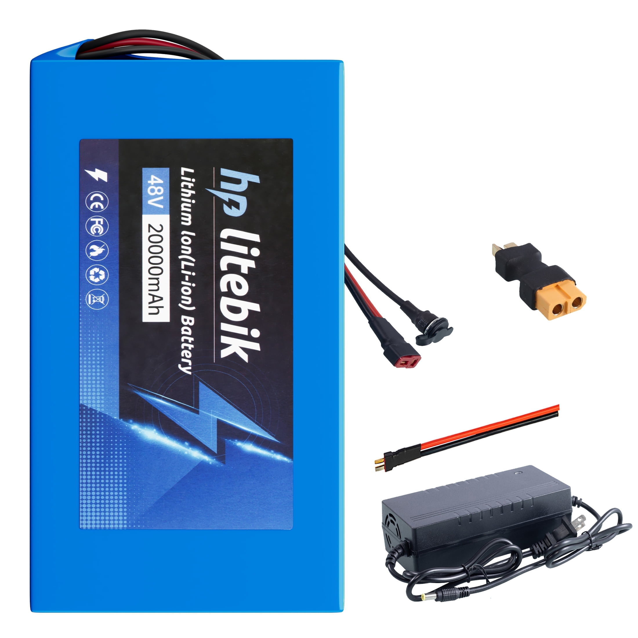 48v 20ah Battery Bicycle 48v Lithium Battery Pack Ebike Battery 1000W for Adult Electric Bike