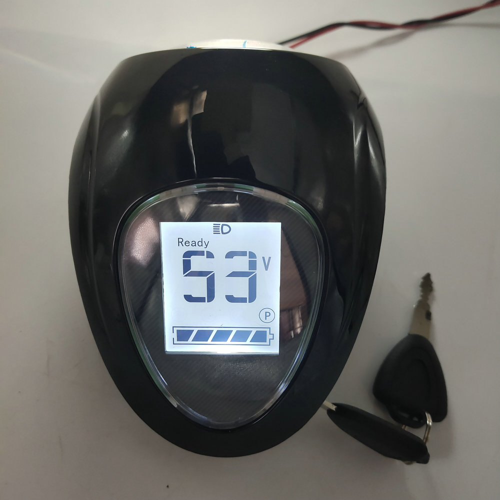 48v60v Speedometer/LCD Display+FRONTLIGHT WITH Lock/Key Electric