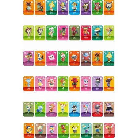 48x Animal Crossing ACNH Series 5 Mini NFC Cards New Horizons 401-448