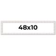 thumbnail image 1 of 48x10 Frame White Sonoma Rustic Wood Picture Frame | 1.5 Inch Moulding Width | Complete with UV, 1 of 7