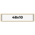 thumbnail image 1 of 48x10 Shadow Box Frame Brown | 0.875 Inches Deep Real Wood Contemporary Shadowbox Display Frame |, 1 of 5