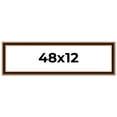 thumbnail image 1 of 48x12 Frame Gold Brown Plein Air Vintage Solid Wood Picture Frame | 1.75 Inches Moulding Width |, 1 of 8