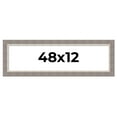thumbnail image 1 of 48x12 Frame Grey Real Wood Picture Frame Width 2.75 Inches | Interior Frame Depth 0.5 Inches |, 1 of 8