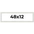 thumbnail image 1 of 48x12 Frame White Sonoma Rustic Wood Picture Frame | 1.5 Inch Moulding Width | Complete with UV, 1 of 7