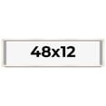 thumbnail image 1 of 48x12 Frame White Wheat Solid Wood Picture Frame | Moulding Width 0.75 Inches | Interior Depth 0.5, 1 of 8