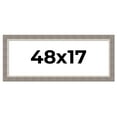 thumbnail image 1 of 48x17 Frame Grey Real Wood Picture Frame Width 2.75 Inches | Interior Frame Depth 0.5 Inches |, 1 of 8