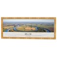 thumbnail image 1 of 48x18 Frame Gold Bamboo Solid Wood Picture Frame | 1 Inch Moulding Width | Interior Frame Depth, 1 of 8