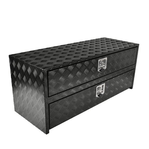 48x18x20" Alum Truck Tool Box 48x18x20" Underbody Toolbox w/ Drop Door and Drawer