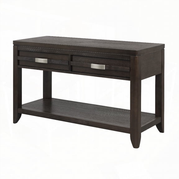 48x19x29.5" Gorgeous Wood with Metal Detailing Console Table