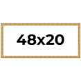 thumbnail image 1 of 48x20 Frame Gold Rustic Solid Wood Picture Frame | 1.25 Inch Wide Moulding | Rustique Gold, 1 of 8