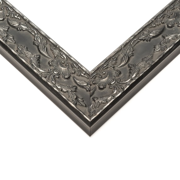 48x20 Frame Silver Real Wood Picture Frame Width 1.75 inches | Interior Frame Depth 0.5 inches |