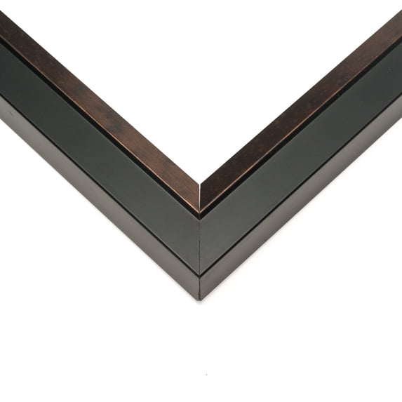 48x20 Rustic Brown Real Wood Picture Frame Width 1.25 inches | Interior Frame Depth 0.75 inches |