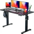 thumbnail image 1 of 48x24 Inches Adjustable Height Electric Standing Desk Sit Stand Up Desk Computer Desk for Home Office(Black), 1 of 5