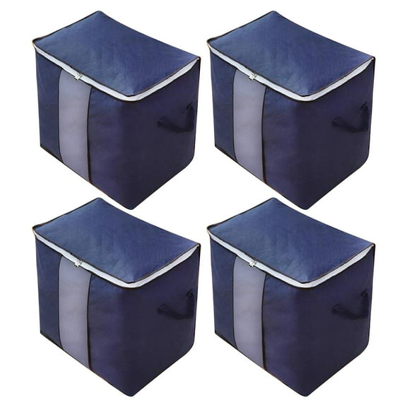 48x28x50 Inch Vertical Storage Bag with Zipper Seal and View Window for Closet Organization, 1-Pack