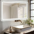 thumbnail image 1 of 48x30 Inch Frameless LED Bathroom Mirror,Smart Mirror, 1 of 6