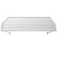 thumbnail image 1 of 48x42 Inch Lightweight Aluminum Door Awning Stable Outdoor Rain Sun Protection Window Canopy, 1 of 6