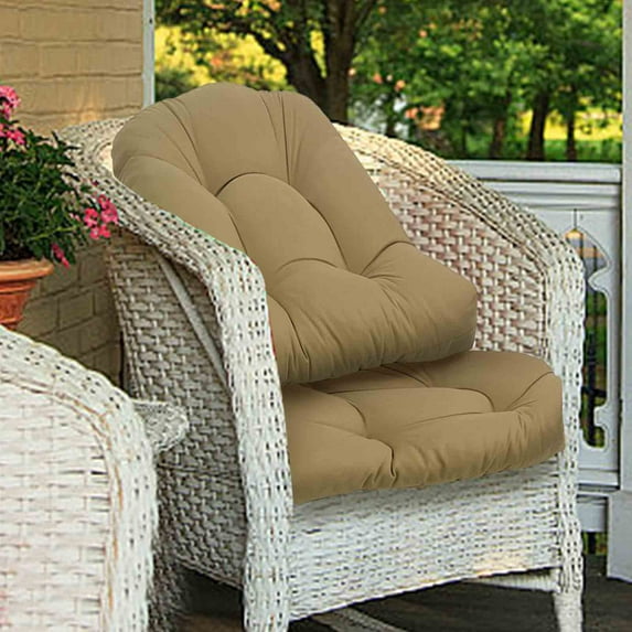 48x48cm Indoor/Outdoor Chair Cushions - Corduroy Floor Pillow Set for Patio, Garden & Living Room, Thick & Comfortable, Machine Washable