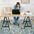 thumbnail image 1 of 48x60 Home Office Chair Mat for Hardwood Floor, Non-Slip Desk Mat for Rolling Chair, Low Pile Carpet Floor Mat, 1 of 7
