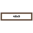 thumbnail image 1 of 48x9 Copper and Brown Real Wood Picture Frame Width 2 inches | Interior Frame Depth 0.5 inches |, 1 of 8