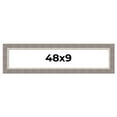 thumbnail image 1 of 48x9 Frame Grey Real Wood Picture Frame Width 2.75 Inches | Interior Frame Depth 0.5 Inches | Linus, 1 of 8