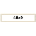 thumbnail image 1 of 48x9 Frame White Real Wood Picture Frame Width 1.5 inches | Interior Frame Depth 0.5 inches | Barn, 1 of 8