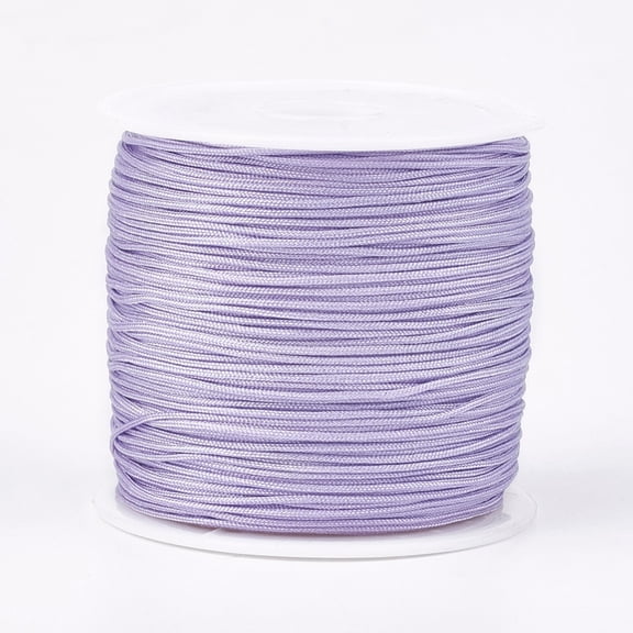 49.21 Yards Nylon Cord 0.8mm Nylon String Bracelet String Knotting Cord Beading Thread Jewelry Cord with Spool for Jewelry Making Necklaces(FireBrick)