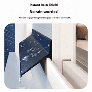 4.92FT Flexible Silicone Strip - TPE Window Sill Extender Drip Cap, Leak Stopper Water Diverter for Windows, Balcony, Shower Door