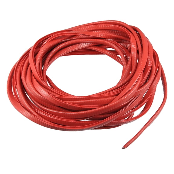 49.2ft 15m Length Car Door Edge Guards Protector Scratch Proof Trim Body Strip U Shape for SUV Rearview Red