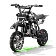 QEASET 40cc 4-stroke Dirt Bike, Gas Powered Mini Bike, Black