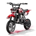 thumbnail image 1 of QEASET 40 CC 4-Stroke Dirt Bike, Gas Powered Mini Bike, Red, 1 of 10