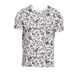 thumbnail image 1 of $49.50 Perry Ellis Men's, Floral Print Crew Neck Tee, White/Black, L, 1 of 2