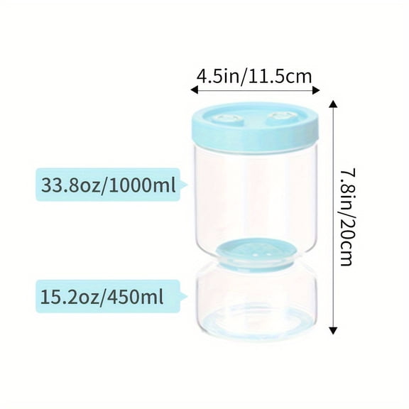 49/62.5/74oz Hourglass Borosilicate Glass Pickle Jar, Flip Strainer Juice Separator Non-Slip Leakproof, Dishwasher Refrigerator Safe